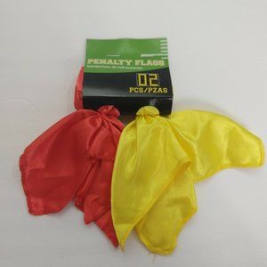 Penalty Flags Red And Yellow 6 Inch football New